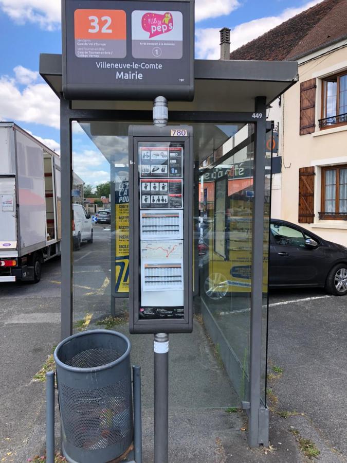 FREE Parking - Self Checkin Automatique - 9 min Disney - LE ZEN - COSYRENTING Villeneuve-le-Comte Exterior foto