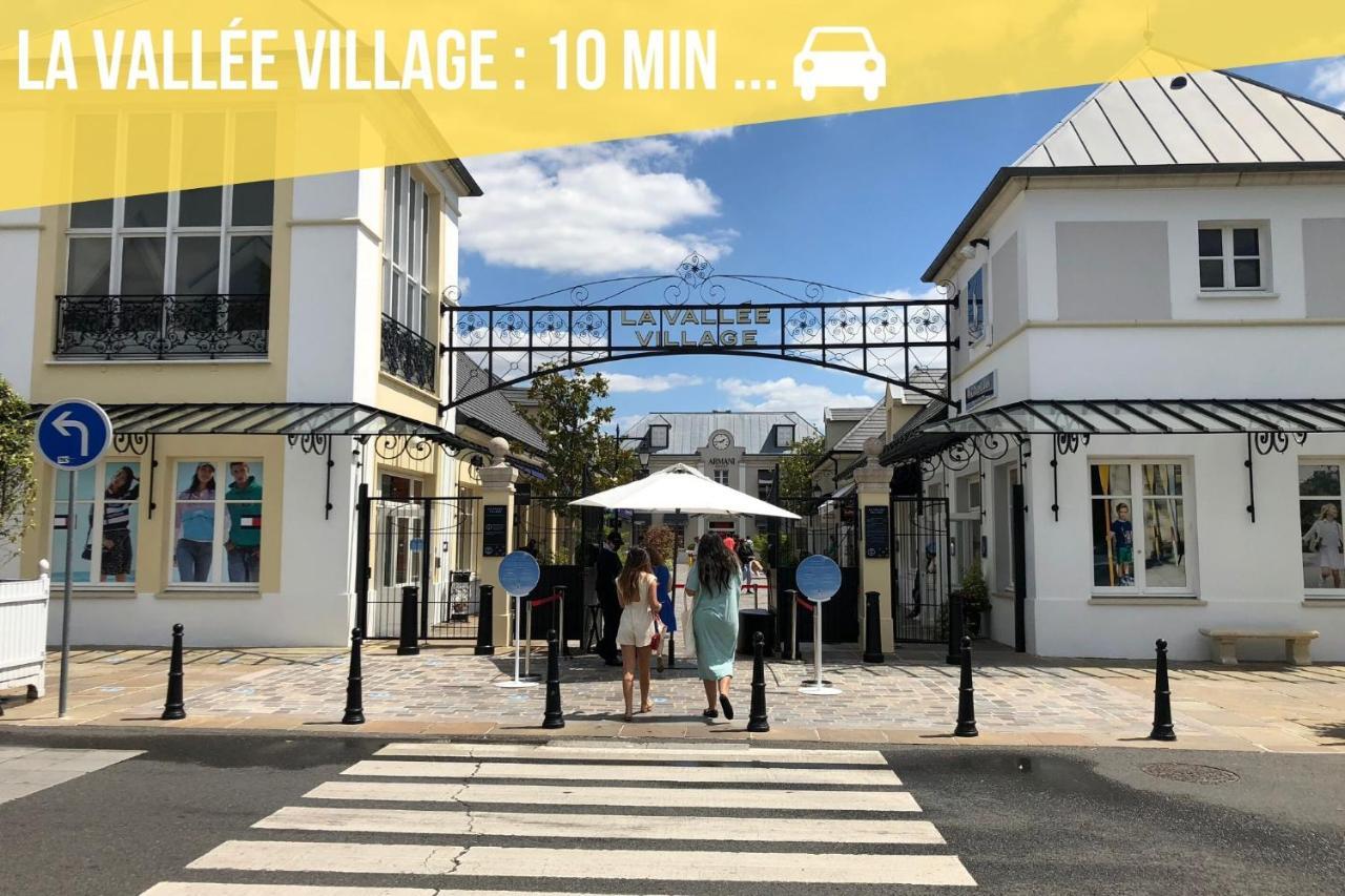 FREE Parking - Self Checkin Automatique - 9 min Disney - LE ZEN - COSYRENTING Villeneuve-le-Comte Exterior foto