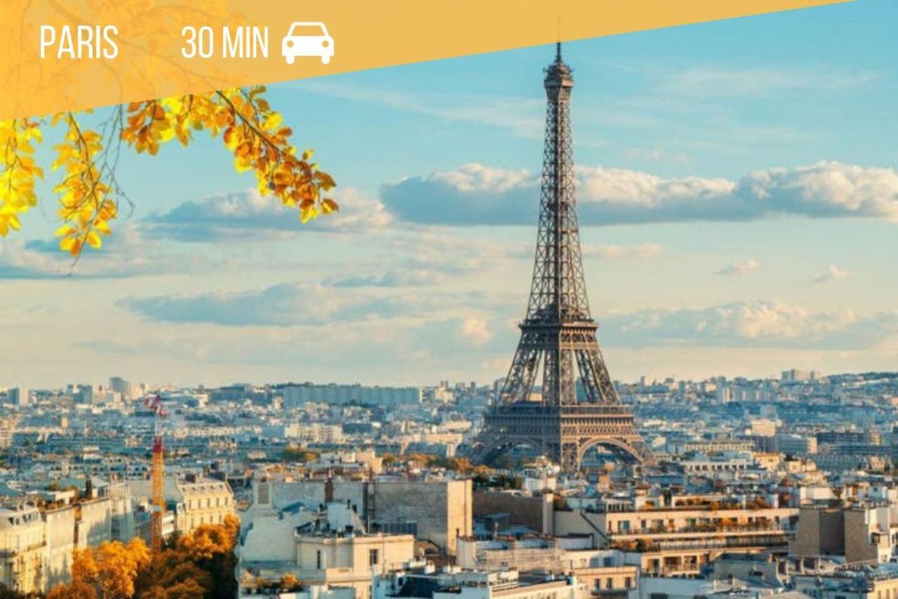 FREE Parking - Self Checkin Automatique - 9 min Disney - LE ZEN - COSYRENTING Villeneuve-le-Comte Exterior foto